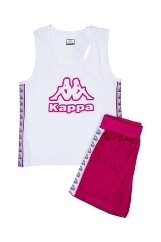 Camisola de alças e calções - Branco