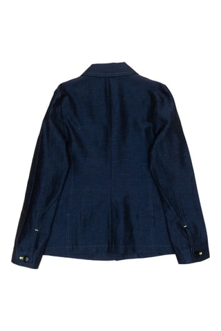 Blazer em linho - Azul