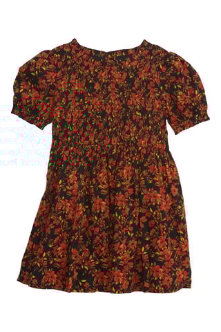 Robe - Noir et orange