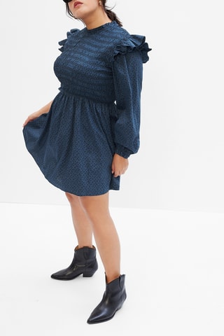 Robe patineuse - Bleu marine