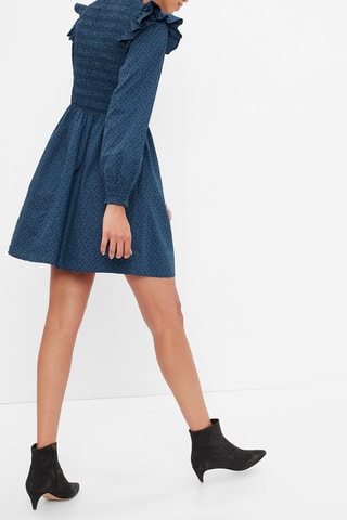 Robe patineuse - Bleu marine