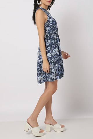 Robe patineuse - Bleu