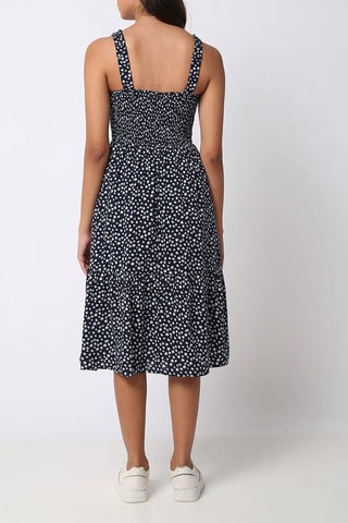 Robe midi - Bleu marine
