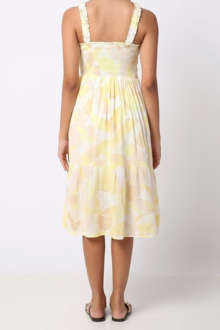 Robe midi - Jaune