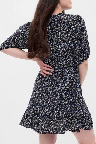 Robe portefeuille - Noir