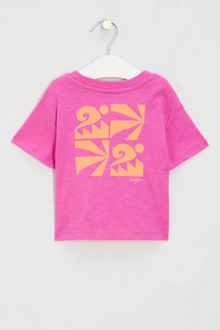 T-shirt en coton biologique - Rose