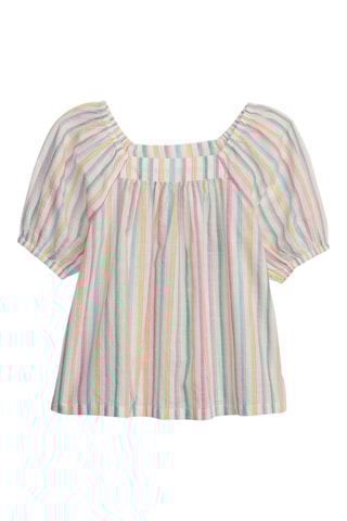 Blouse - Blanc et vert