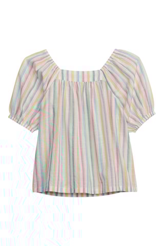 Blouse - Blanc et vert