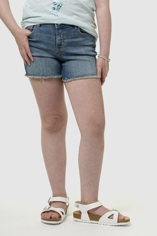 Short en jean - Bleu cobalt