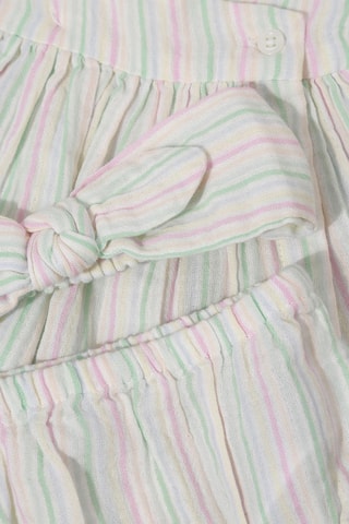 Bandeau noué et body-robe - Blanc et vert clair