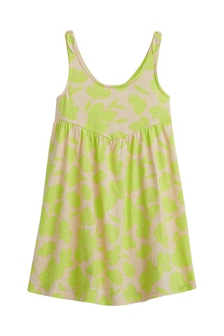Robe sans manches - Jaune et beige