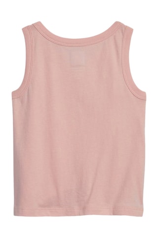 Top en coton biologique sans manches - Rose