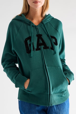 Sweat à capuche - Vert