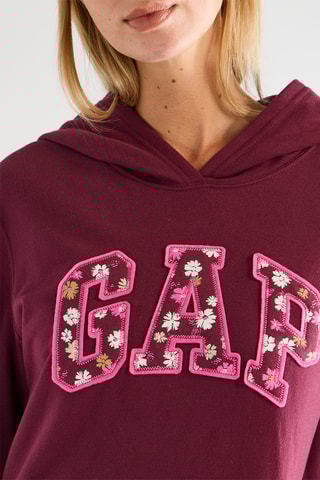 Sweat à capuche - Bordeaux
