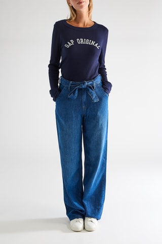 Top - Bleu marine