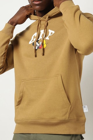 Sweat à capuche Mickey Disney - Beige