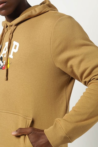 Sweat à capuche Mickey Disney - Beige