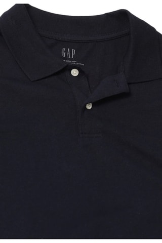 Polo en coton biologique - Bleu marine