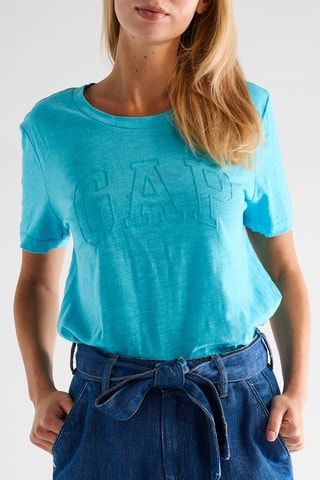 T-shirt en coton biologique - Turquoise