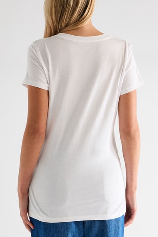 T-shirt - Blanc et bleu marine