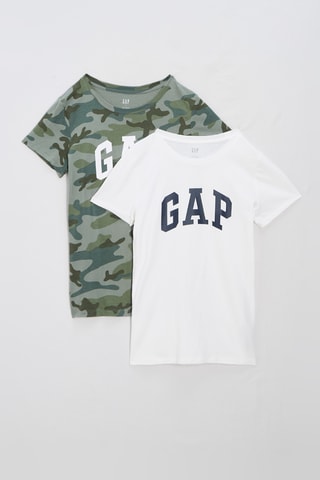 T-shirt - Vert et blanc