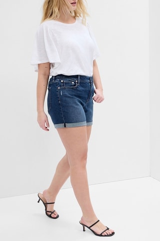 Short en jean - Bleu