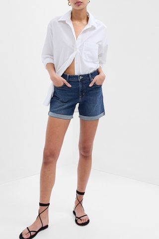 Short en jean - Bleu