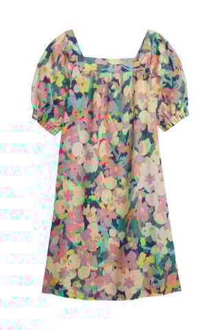 Robe en lin - Multicolore