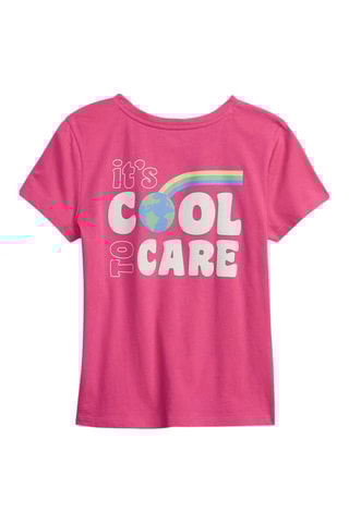 Top en coton biologique - Rose