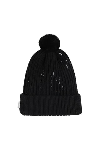 Bonnet à pompon - Noir - Karl Lagerfeld