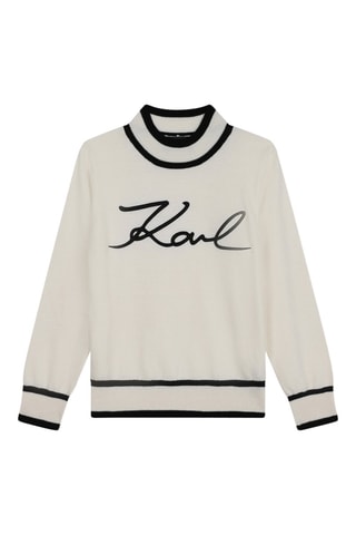 Pull - Ecru - Karl Lagerfeld