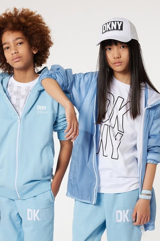 Windjack met capuchon - Blauw - DKNY