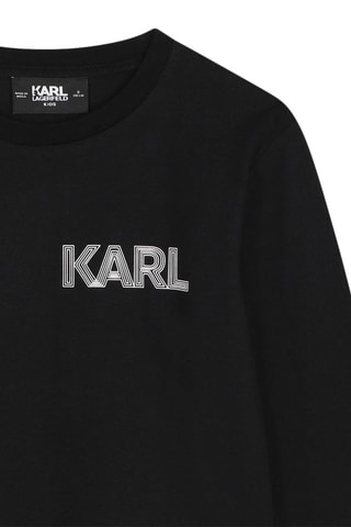 T-shirt en coton biologique - Noir - Karl Lagerfeld