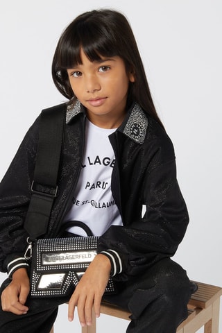T-shirt en coton biologique - Blanc - Karl Lagerfeld