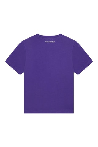 T-shirt - Paars - Karl Lagerfeld