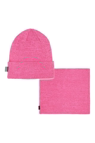 Bonnet et cache-col - Rose - Karl Lagerfeld