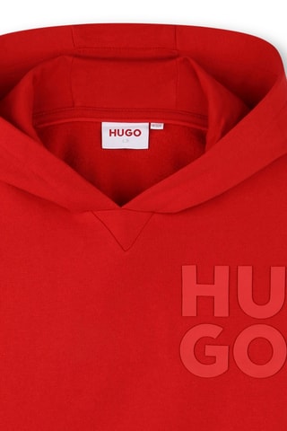 Sweat à capuche - Rouge - Hugo