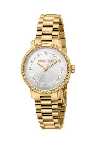 Montre à quartz en acier - Doré et argenté