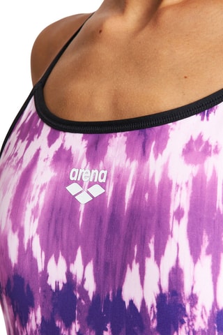 Maillot 1 pièce Rose et blanc