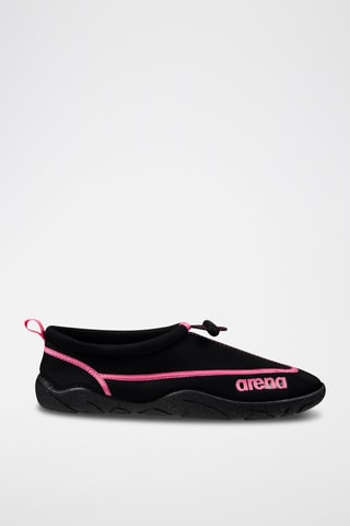 Chaussons de bain Noir et fuchsia