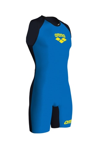 Maillot 1 pièce Bleu électrique et anthracite
