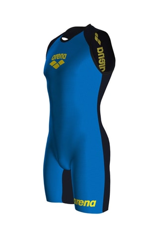 Maillot 1 pièce Bleu électrique et anthracite