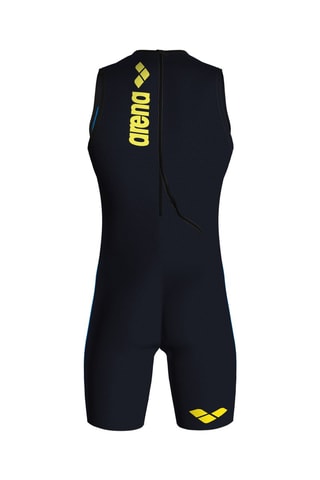 Maillot 1 pièce Bleu électrique et anthracite