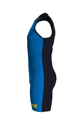 Maillot 1 pièce Bleu électrique et anthracite