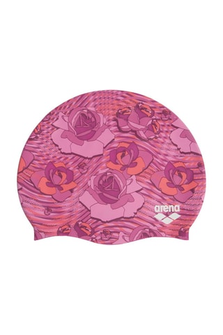 Bonnet de bain en silicone - Rose et violet