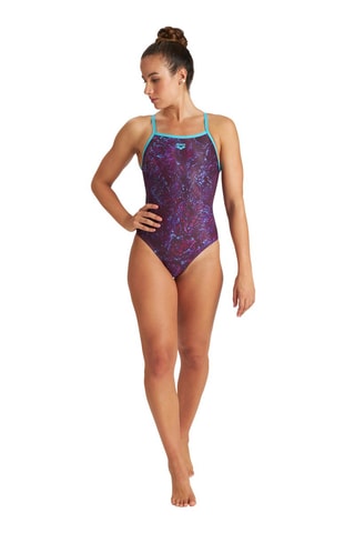 Maillot 1 pièce - Noir et violet
