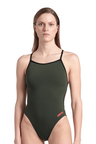 Maillot 1 pièce Solid - Vert foncé