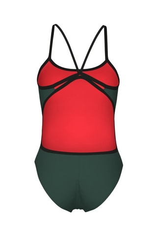 Maillot 1 pièce Solid - Vert foncé