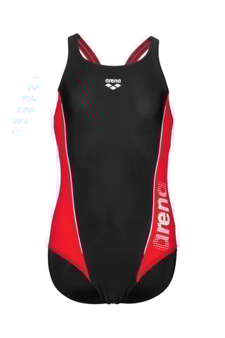 Maillot 1 pièce Thrice - Noir et rouge