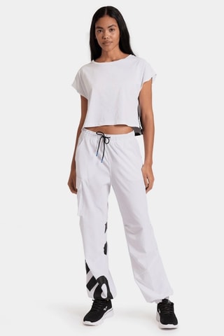 Pantalon cargo - Blanc